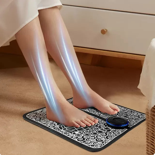 Foot massager to stimulate blood flow and comfort the feet
