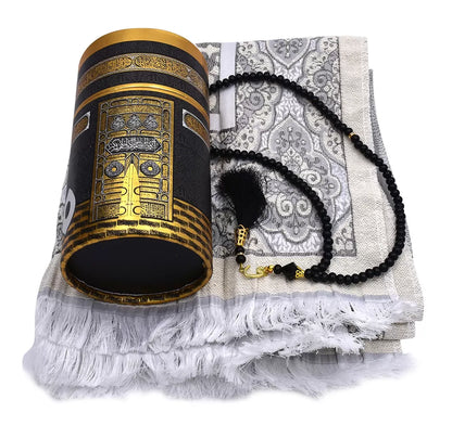 Prayer rug with rosary