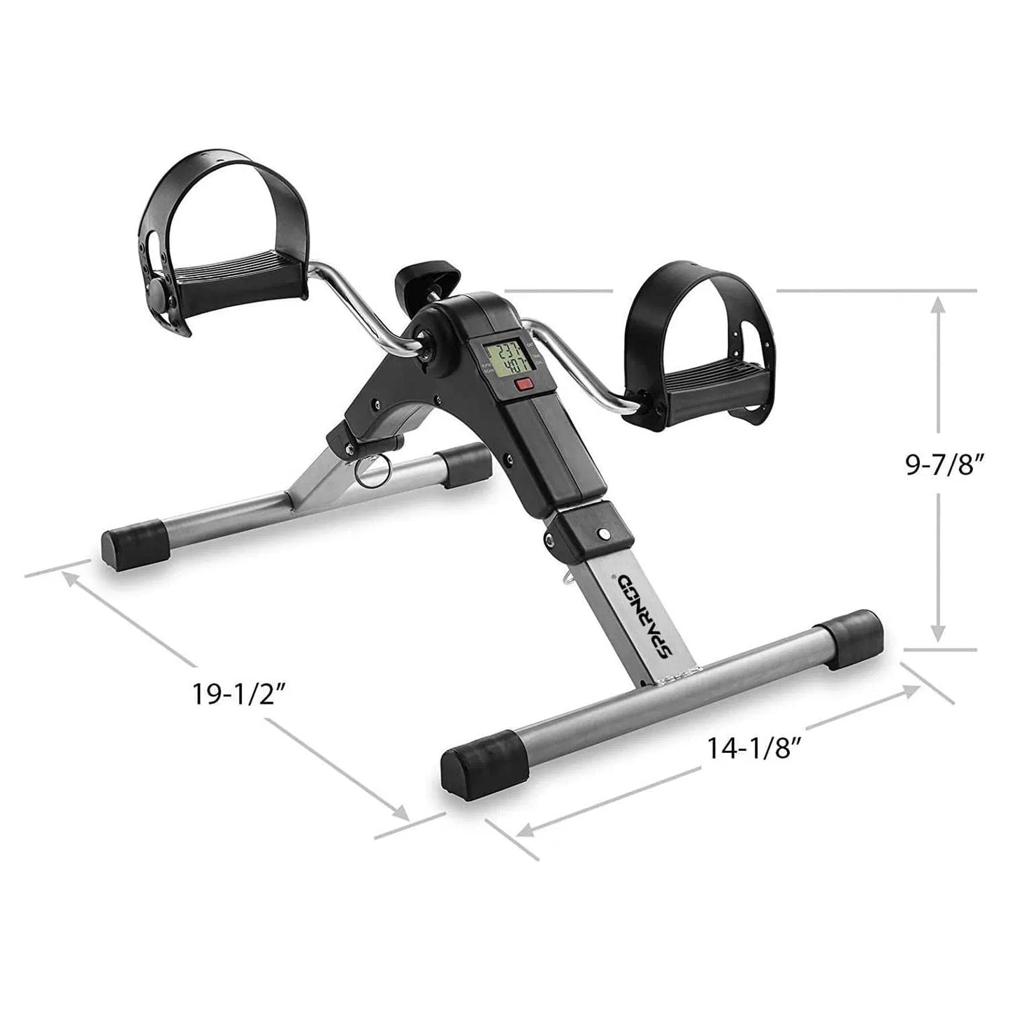 Foldable bicycle pedal exerciser